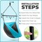 Sorbus Hanging Hammock Chair - Collapsible and Lightweight Tree Pod Sensory Swing for Camp, Travel, Hiking, Tent, or Porch (500 lb Max)